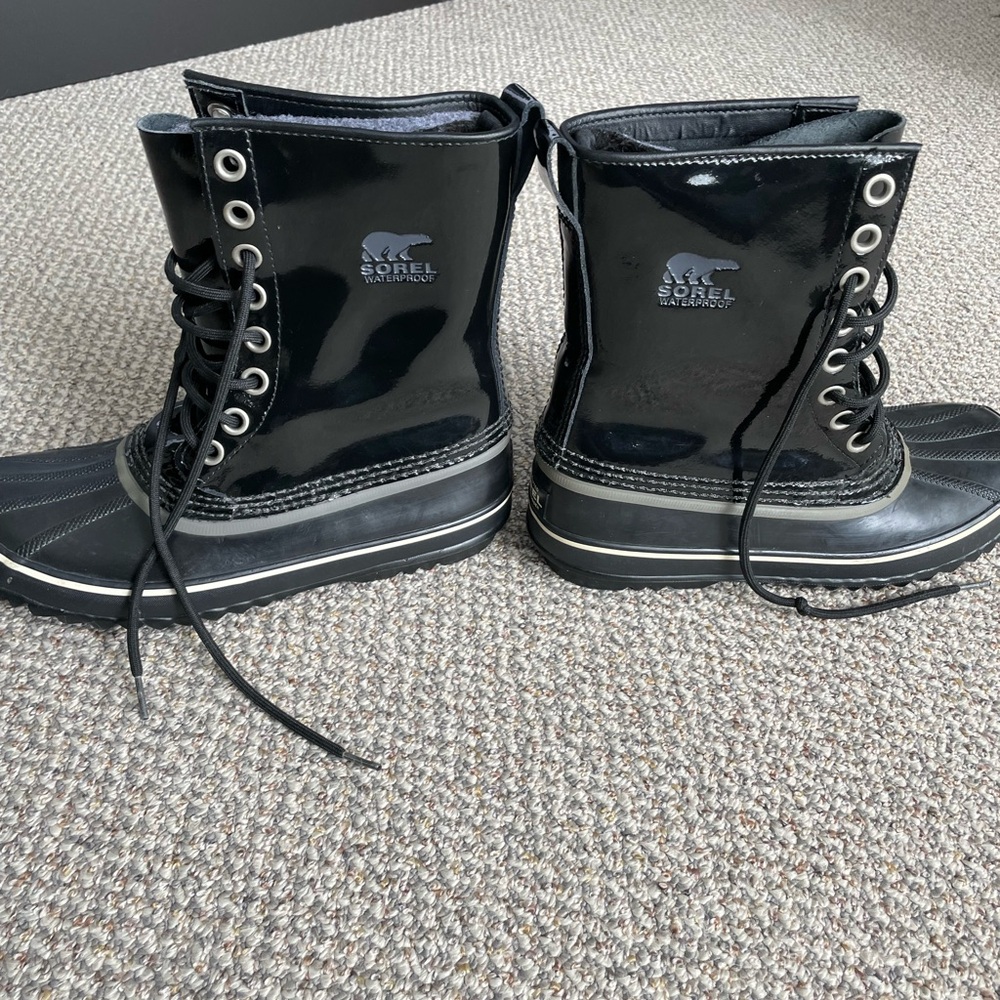 Sorel Black Winter Boots